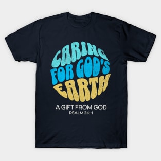 Caring For God's Earth Christian Creation Care Sky Sea Soil T-Shirt